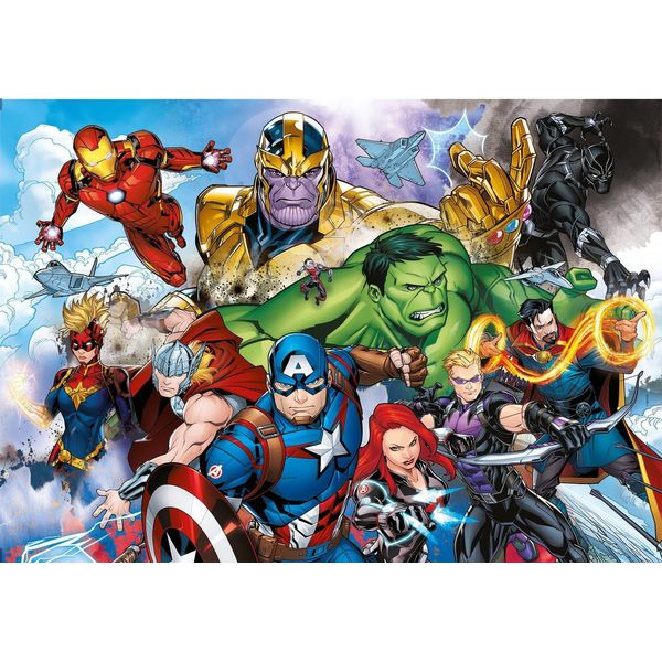 Clementoni Puzzle Marvel Avengers 104 Elementy – Oficjalny Produkt Premium-image