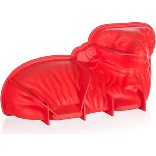 Stampo Per Agnello In Silicone Culinaria Rosso 31 X 16 X 9 Cm-image