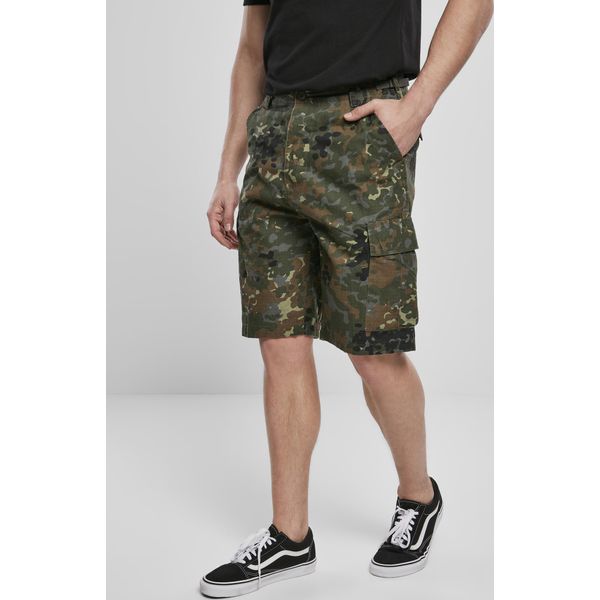 Brandit - Pantaloncini Bdu Ripstop In Cotone Flecktarn Camo - 4XL-image