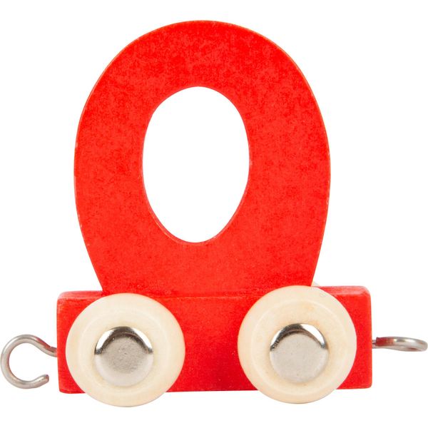 Small Foot Design 10365 Lettera O Colorata In Legno, Rosso (1 Pezzo)-image