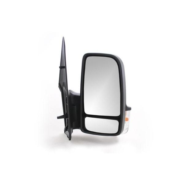 Johns, Il Vetro Dello Specchietto Del Parabrezza Si Adatta A Mercedes Sprinter 906 06/06- 04/09 Destro Nero.-image