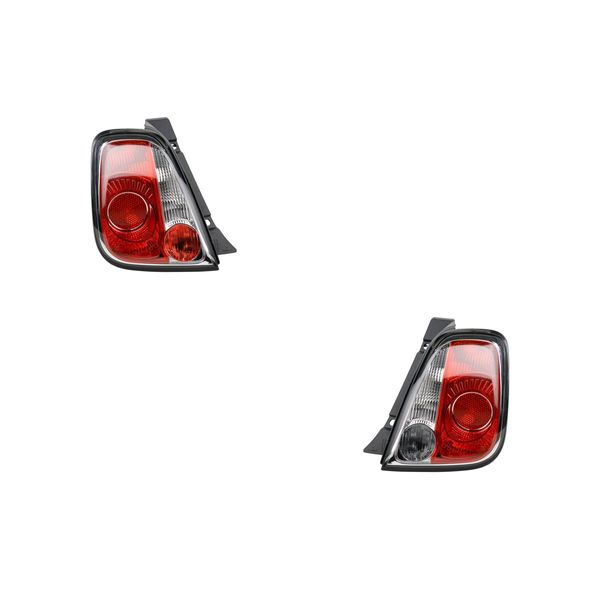 Johns, Adatto Per Fiat 500 Luce Posteriore Combinata (312) 10/07-06/15 Set ?Sinistra E Destra-image