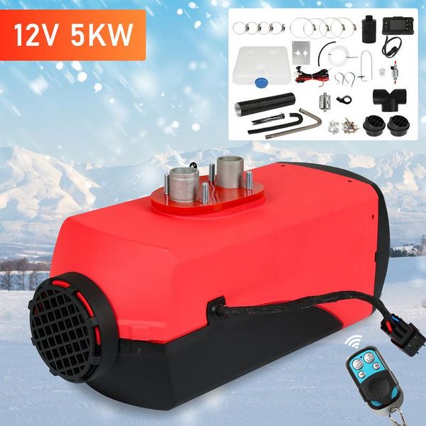 Tolletour 5KW Riscaldatore D'aria Diesel, 12V Riscaldatore Di Parcheggio Diesel, Riscaldatore Di Aria Diesel, Riscaldatore Di Aria Di Parcheggio Per Auto Camion Camper Bus Con Interruttore Lcd-image