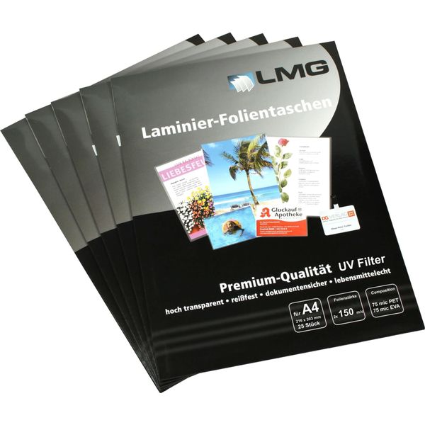 Lmg LMGA4-150UV-25 Lmg Folient.Uv-Safe A4 25 St.-image