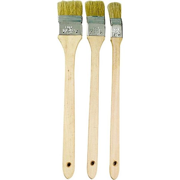 Easy Work 66123 Set Di Spazzole Per Radiatori, 25 Mm, 40 Mm, 50 Mm, Lunghezza 360 Mm, Naturale, 3 Pezzi (1 Set)-image