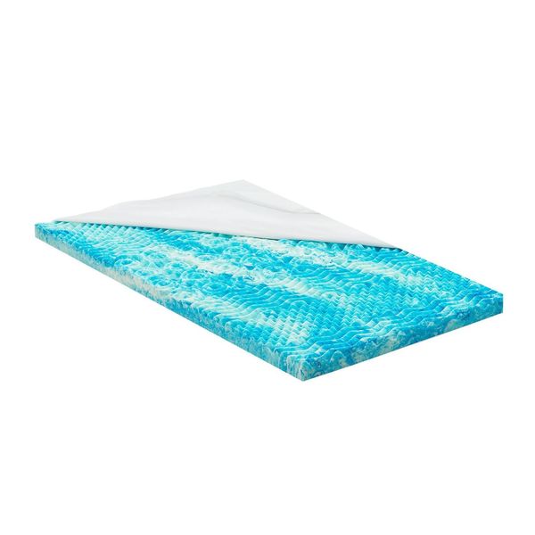 Juskys OrthopäDischer Topper 90 X 200 Cm - 7 Zonen Aus Memoryschaum 7 Cm Dick H2 - H3-image