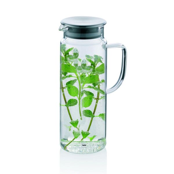 Caraffa Per Succhi Di Frutta In Vetro Keck And Lang Serie Pitcher Trasparente 1600 Ml-image