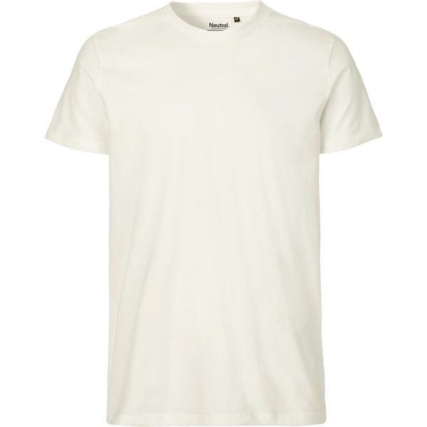 Neutral O61001 | Maglietta Aderente Da Uomo +Certificata Gots - Colore: Natural - Taglia: L-image