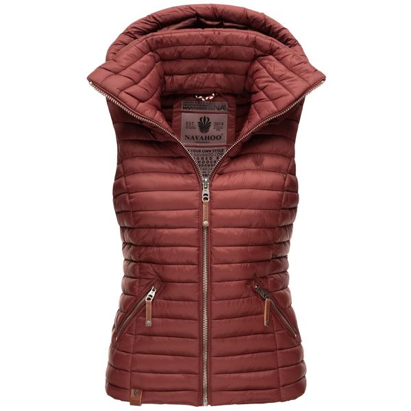 Navahoo Damen Designer Steppweste äRmellose Weste Mit Kapuze Shadaa-image