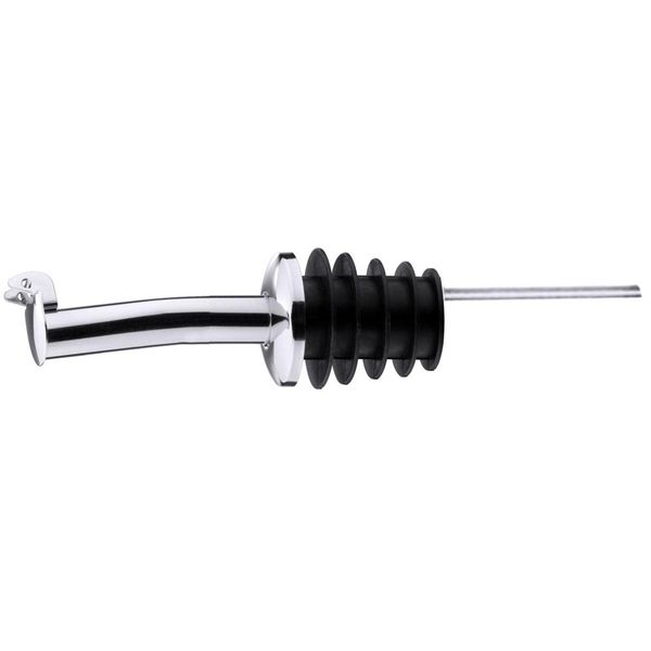 Versatore Per Bottiglie Con Tappo In Acciaio Inox, Altamente Lucidato, Con Tappo In Polipropilene, Con Tubo Di Sfiato, Adatto A Tutti I Liquidi, Per Bottiglie Da 0,7 A 1,0 Litri-image