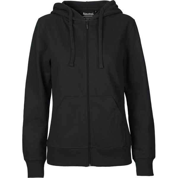 Neutral O83301 | Felpa Con Cappuccio E Zip Da Donna - Colore: Nero - Taglia: Xxl-image