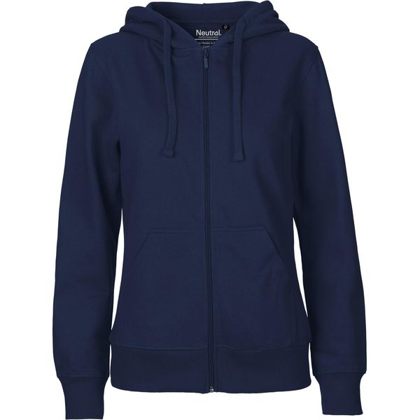 Neutral O83301 | Felpa Con Cappuccio Con Zip Da Donna - Colore: Navy - Taglia: Xs-image