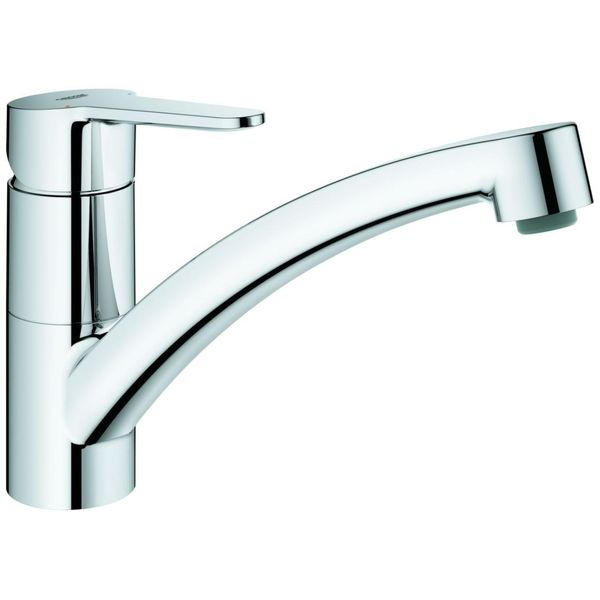Grohe Eh-SpüLtischbatterie Baueco 31680 Flacher Auslauf Grohe Zero Chrom, 31680000 31680000-image