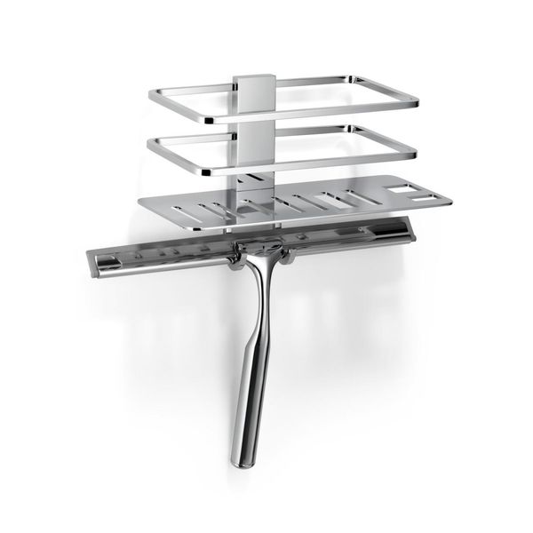 Giese Duschkorb Piano Mit Seitlichem Halter FüR Rasierer, Haken Und Wischer, 30766-02 30766-02-image