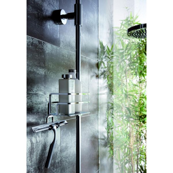 Giese Duschkorb Mit Haken Und Wischer Zur NachträGl. Montage Brausestange Links, 30787-02 30787-02-image