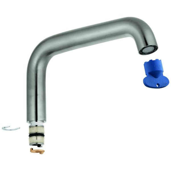 Grohe Rohrauslauf Essence 13375 FüR Eh-Waschtischbatterie Xl-Size Supersteel, 13375DC0 13375DC0-image