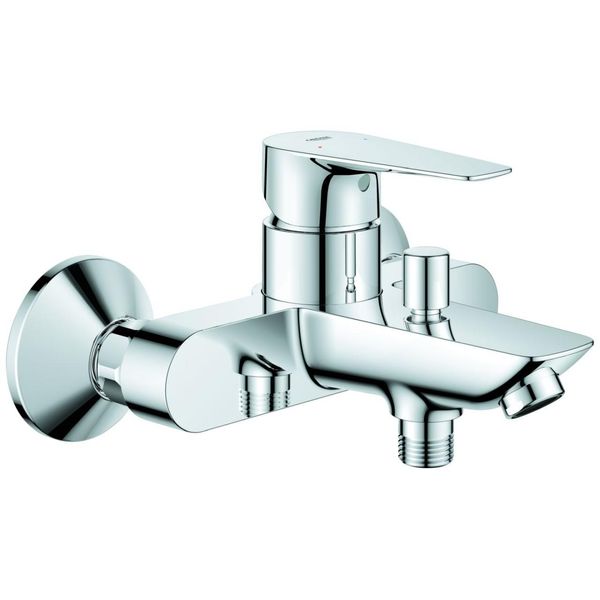 Grohe Wannenarmatur Bauedge Wandmontage Eigensicher Chrom, 23604001 23604001-image