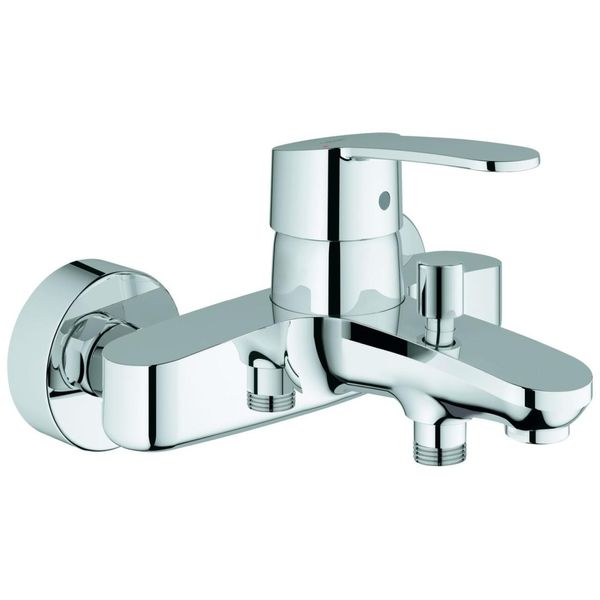 Grohe Wannenbatterie Eurostyle C 33591 Wandmontage Eigensicher Chrom 33591002-image