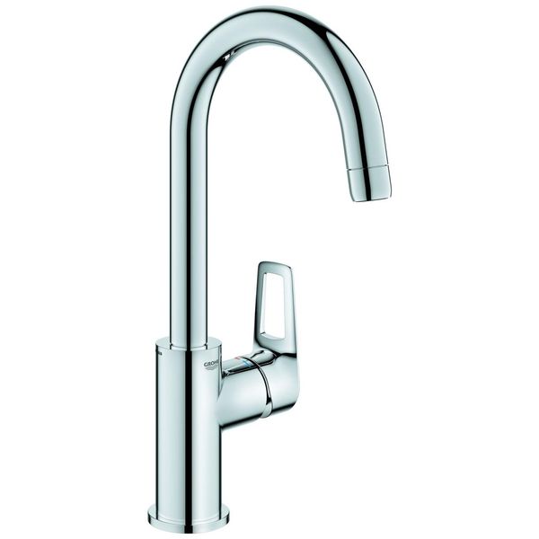 Grohe Waschtischarmatur Bauloop 23891_1 L-Size Pushopen Ablaufgarnitur Chrom, 23891001 23891001-image