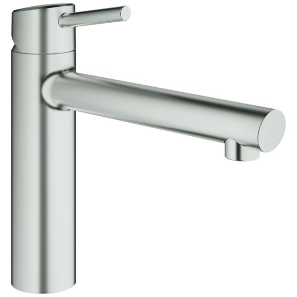 Grohe Eh-Spt-Batterie Concetto 31128 Mittelhoher Auslauf Supersteel 31128DC1-image