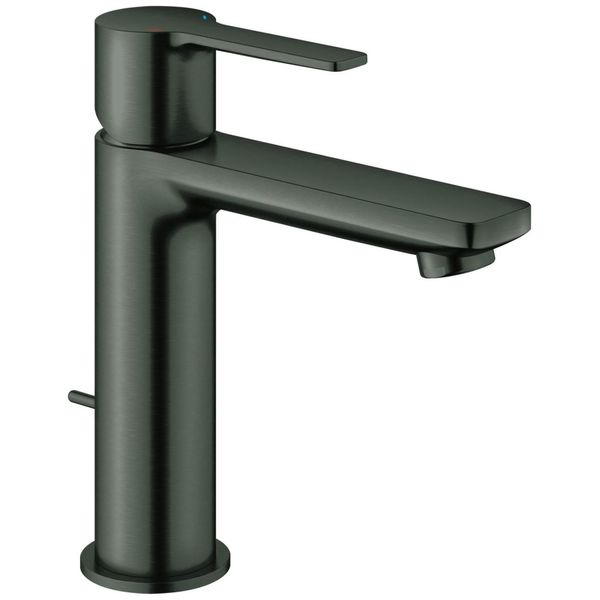 Grohe Eh-Waschtischbatterie Lineare 32114_1 S-Size Hard Graphite GebüRstet, 32114AL1 32114AL1-image