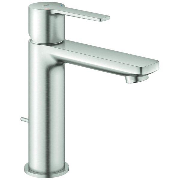 Grohe Eh-Waschtischbatterie Lineare 32114 S-Size Temperaturbegr. Supersteel, 32114DC1 32114DC1-image