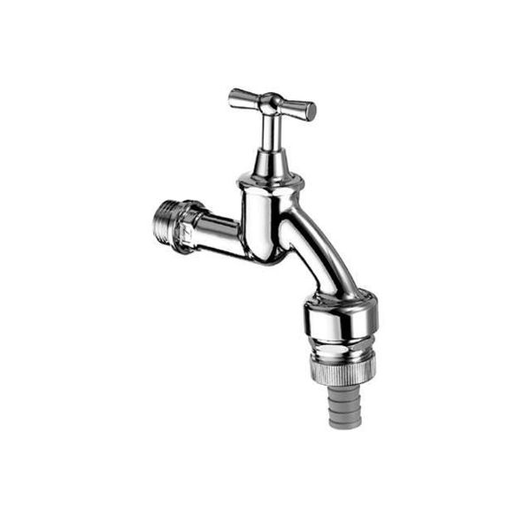 Schell Auslaufventil Mit Knebelgriff Mit RFV Und RB 3/4" Chrom 034410699-image