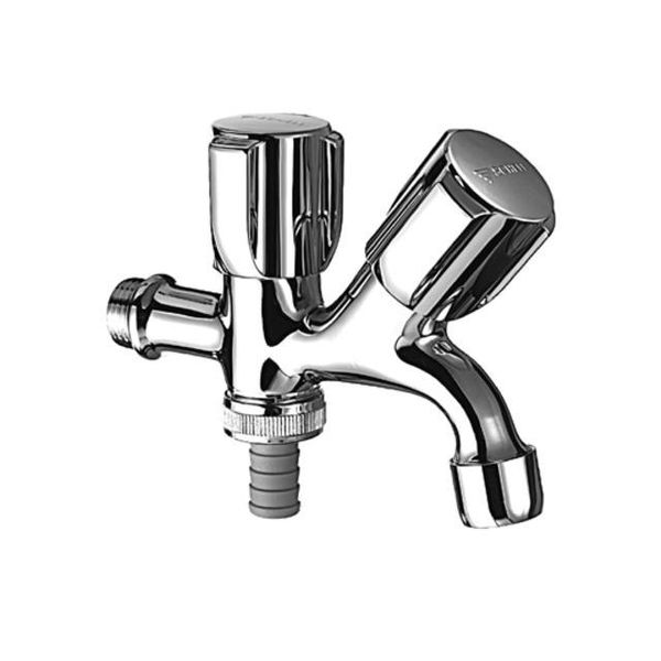 Schell Kombination Auslaufventil Comfort Mit Schlauchverschraubung 1/2" Chrom 035620699"-image