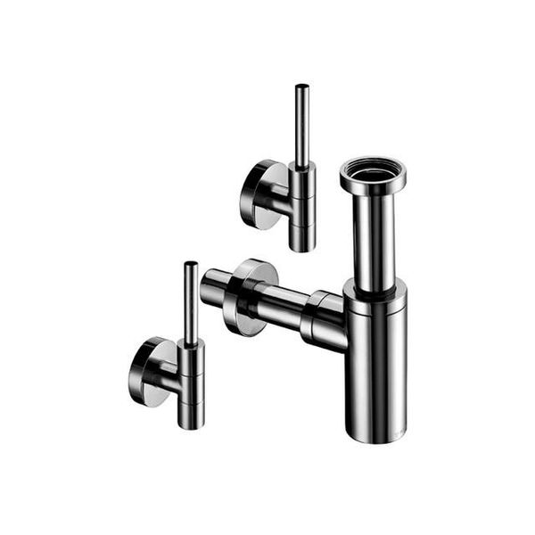 Schell Design-Eckventil Set Edition 1/2" Chrom Mit Asag 053210699"-image