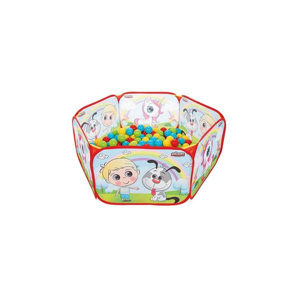 Pilsan BäLlebad, Ballpool 06413 Mit 200 BäLlen 6 Cm Durchmesser, Schutzrand-image