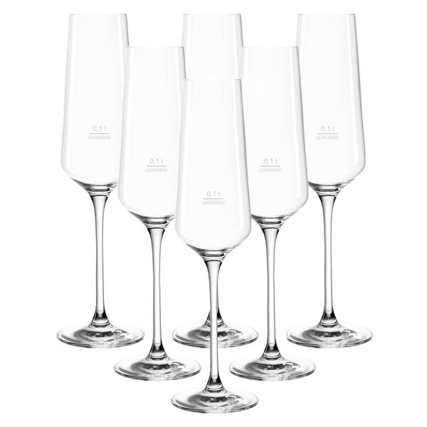 Leonardo SektgläSer Geeicht Puccini Gastro-Edition 0,1 L 6Er Set-image