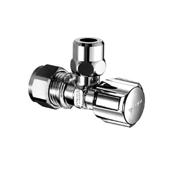 Schell Eckregulierventil Comfort 1/2"X15 Chrom Mit Klemmringverschr. Kiwa 050400699"-image