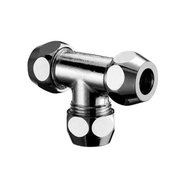 Schell T-Verschraubung 3/8" D:10Mm Chrom 064550699-image