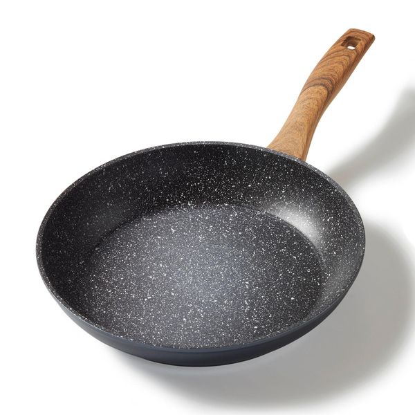 Stoneline Back To Nature Bratpfanne 28 Cm, Made In Germany, Antihaft Beschichtete Pfanne Mit Echten Steinpartikeln, Alle Herdarten Inkl. Induktion, Fettfreies Braten-image