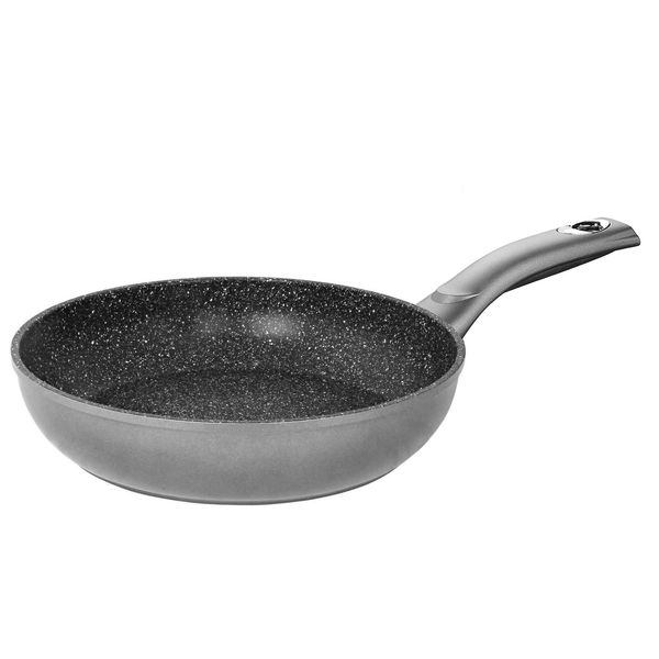 Stoneline Gourmundo Made In Germany Schmorpfanne 24 Cm, Hoher Rand, Induktion, Hohe Pfanne FüR öL- Und Fettfreies Braten, Antihaft Beschichtet Mit Echten Steinpartikeln-image
