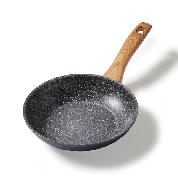 Stoneline Back To Nature Bratpfanne 24 Cm, Made In Germany, Antihaft Beschichtete Pfanne Mit Echten Steinpartikeln, Alle Herdarten Inkl. Induktion, Fettfreies Braten-image