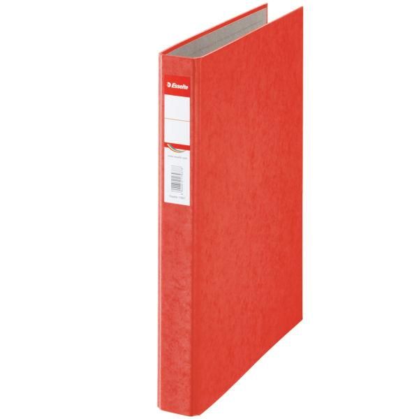 Raccoglitore Ad Anelli Doppio A4 Esselte Rainbow, Raccoglitore Ad Anelli Con Dorso 4,2 Cm, Rosso-image
