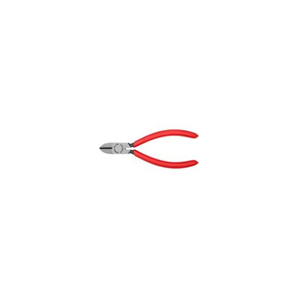 Seitenschneider 70 01 125, Schneid-Zange Rot, LäNge 125Mm-image