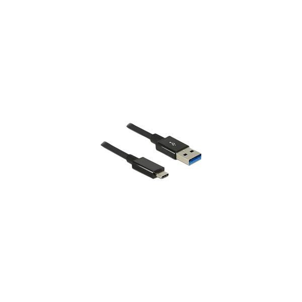 Usb 3.2 Gen 2 Kabel, USB-C Stecker > USB-A Stecker Schwarz, 1 Meter, Superspeed-image