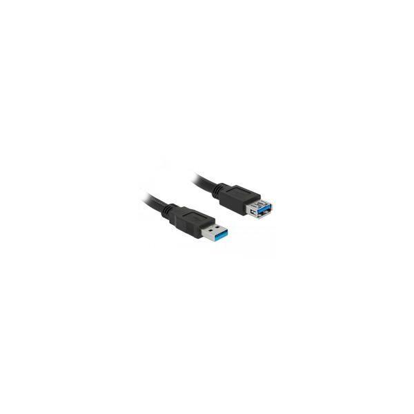 Usb 3.2 Gen 1 VerläNgerungskabel, USB-A Stecker > USB-A Buchse Schwarz, 2 Meter, Superspeed-image