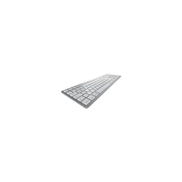 Kw 9100 Slim For Mac, Tastatur Silber/Weiß, De-Layout, Cherry Sx-Scherentechnologie-image