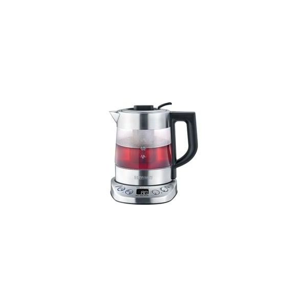 Tee-/Wasserkocher Deluxe Mini WK 3473 Edelstahl (GebüRstet)/Schwarz, 1,0 Liter-image