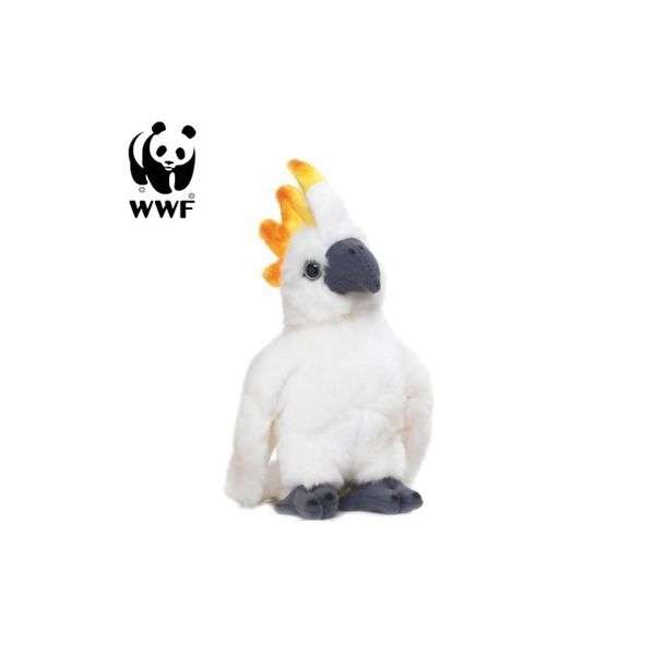 Wwf PlüSchtier Kakadu Papagei (Mit Sound, 14Cm) Lebensecht Kuscheltier Stofftier-image