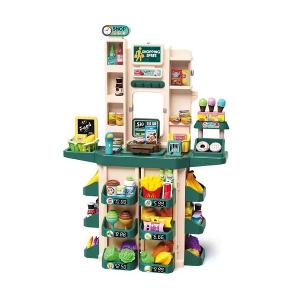Coemo Supermarkt Florian Kaufladen TÜRkis Mit Viel ZubehöR-image