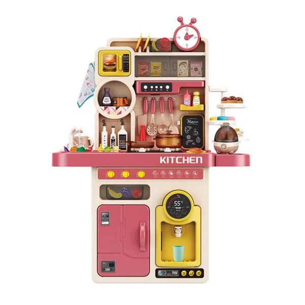Coemo KinderküChe Tony SpielküChe Rosa Mit Viel ZubehöR-image