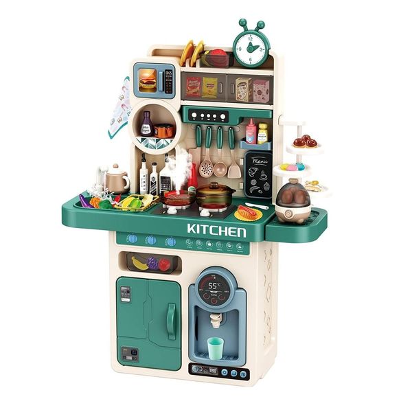 Coemo KinderküChe Tony SpielküChe TÜRkis Mit Viel ZubehöR-image