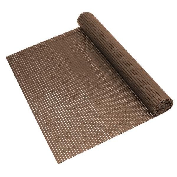[Stuoia Per La Privacy In Pvc (90X300Cm) (Marrone) Schermo Per La Privacy / Frangivento / Recinzione Del Giardino / Recinzione Del Balcone / Recinzione-image