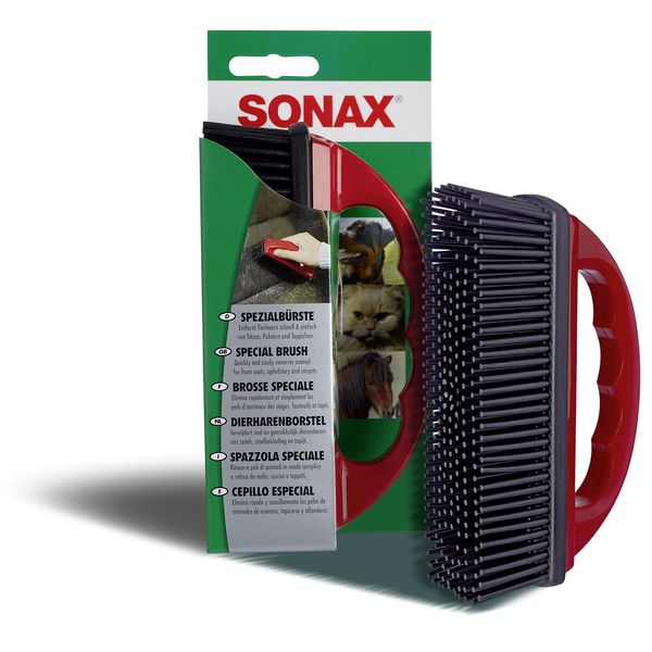 Sonax Spazzola Speciale Per La Rimozione Dei Peli Di Animali 1 Pezzo Pneumatici-image