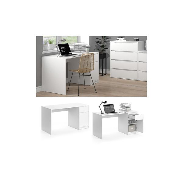 Vicco Schreibtisch BüRotisch Computertisch Ruben 140X65Cm Arbeitstisch BüRomöBel-image