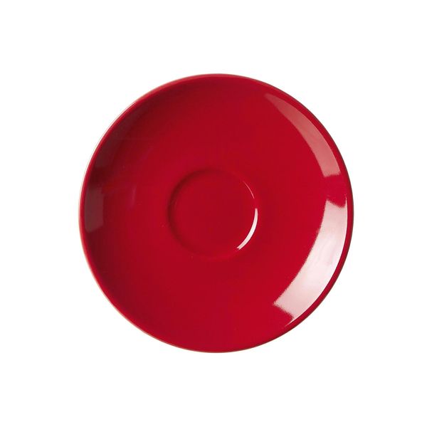 Flirt By R&B 516135 Piattino Per Espresso Doppio / Piattino Ø 12 Cm, Porcellana, Rosso (1 Pezzo)-image